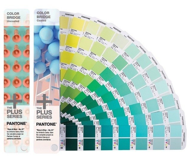 logica droog Ramkoers PANTONE PLUS ColorBridge Set Coated & Uncoated - LETTERGRAFICA-online /  foamboard, fonts & kleurenwaaiers